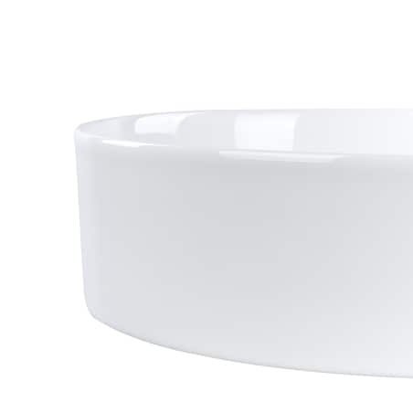 Umywalka nablatowa TEBAR Biały ⌀ 40 cm Ceramika