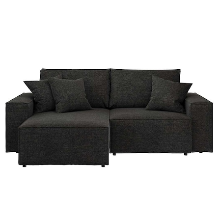 Melow Sofa narożna - antracytowa