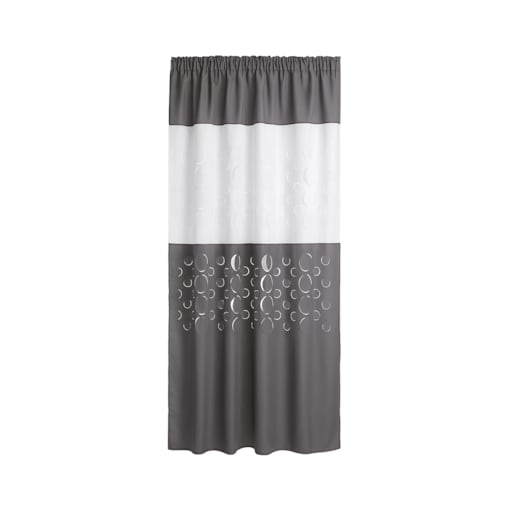 zasłona "22laser" 140x250 cm wycinana laserowo na taśmie marszczącej