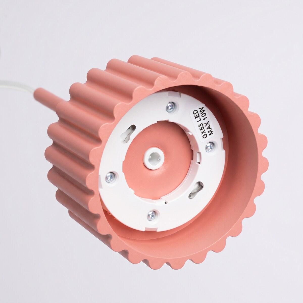 Lampa wisząca AURA 1 brzoskwiniowa Gx53