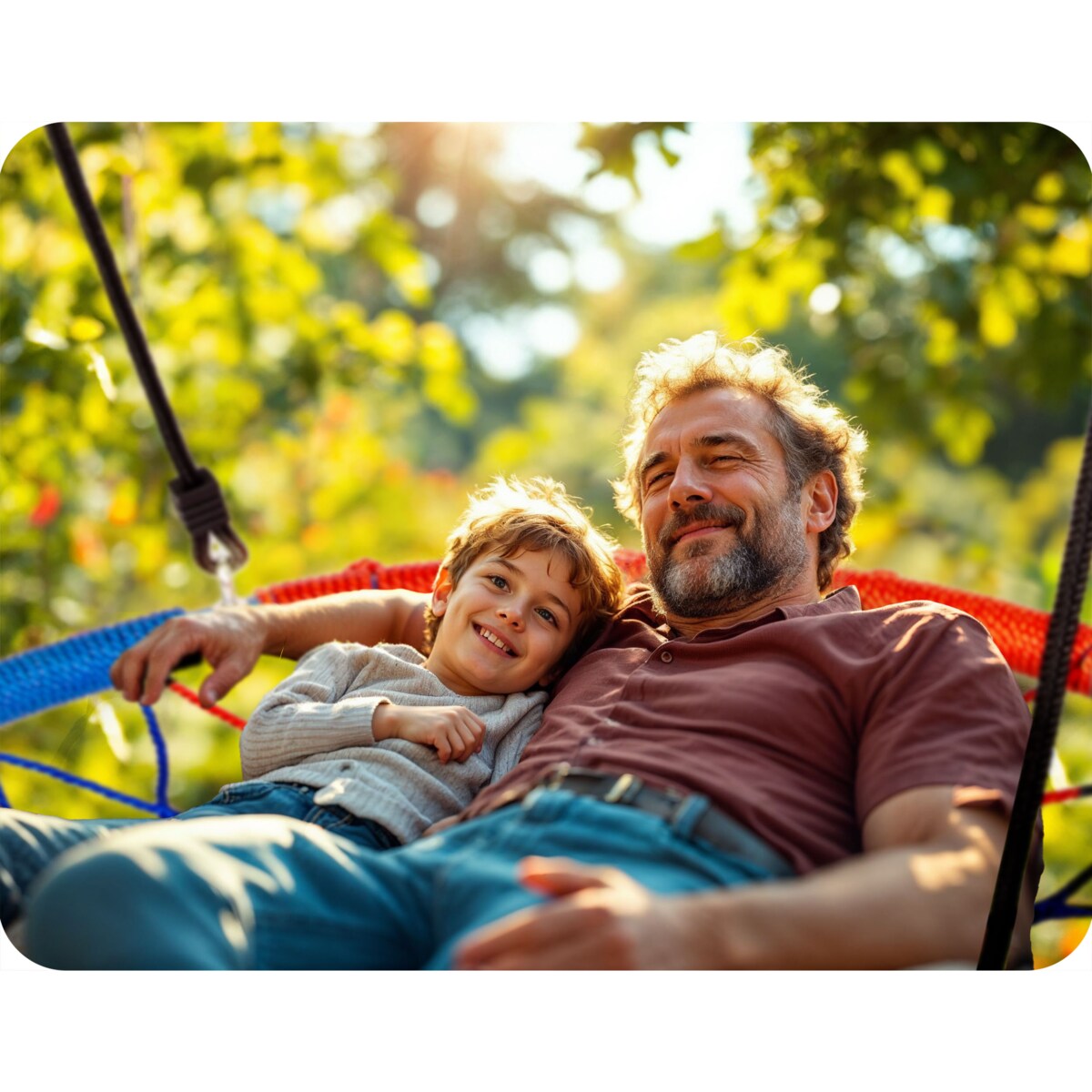 Huśtawka ogrodowa bocianie gniazdo 95 cm Neo-Sport