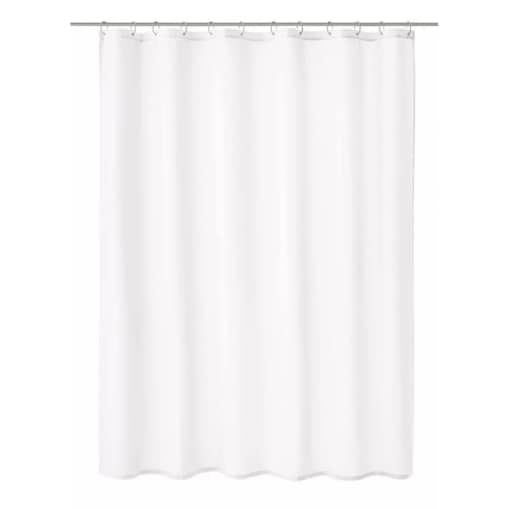 Kleine Wolke Caravelle Tekstylna Zasłona prysznicowa biała 240x180 cm