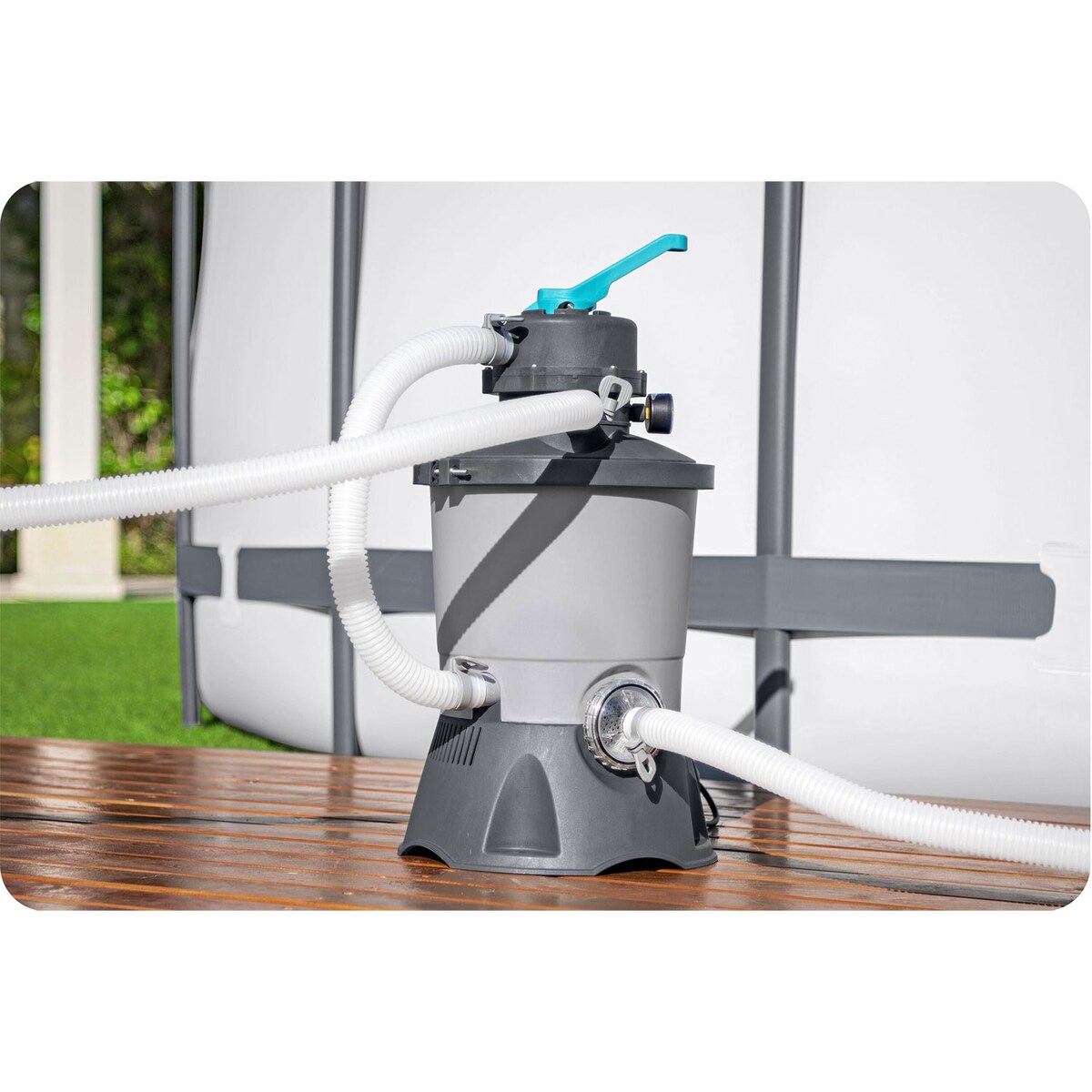 Pompa piaskowa do basenu filtr Bestway 3596 l/h + kulki filtracyjne