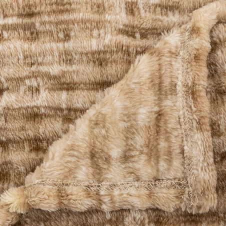 Pled 125x150 cm SELATU beżowy