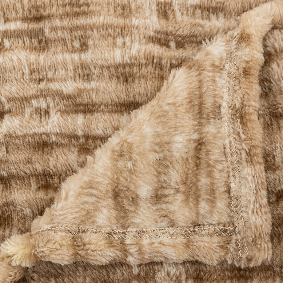 Pled 125x150 cm SELATU beżowy