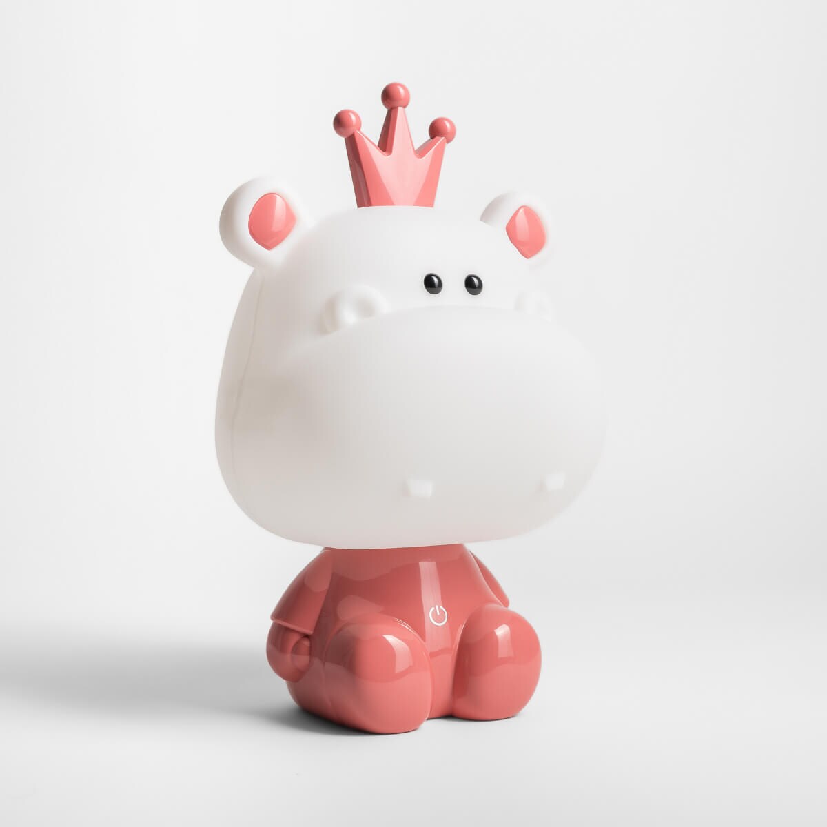 Stołowa lampka dekoracyjna Hippo KDR-613B-PK Zumaline LED 3W 4000K różowa biała