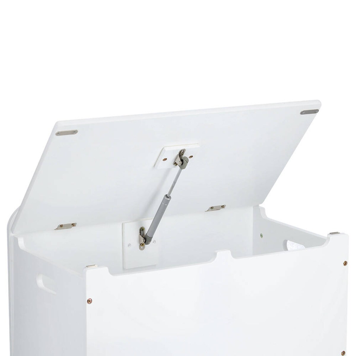 Drewniana skrzynia na zabawki CHMURKA, ława, 60 cm