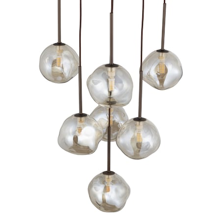 Lampa wisząca TK Lighting LAVA BROWN 11328 brązowa, nowoczesna дизайнерская