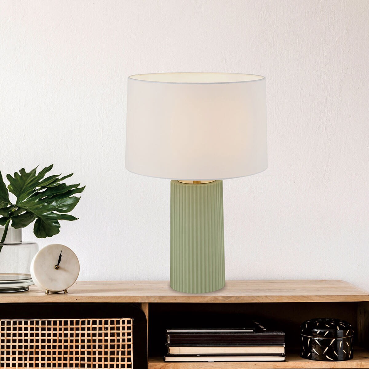 Stołowa lampa Tokio LP-787/1T miętowa Light Prestige szklana do salonu
