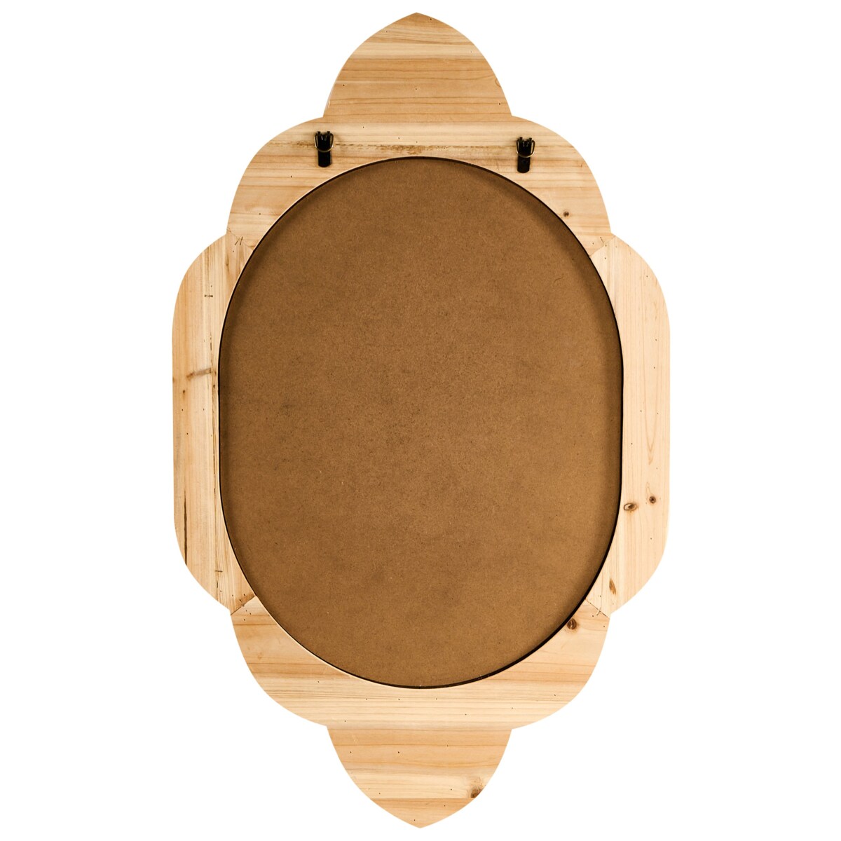 Lustro ścienne FRESVILLE 62 cm 100 cm Drewno sosnowe Jasnobrązowy