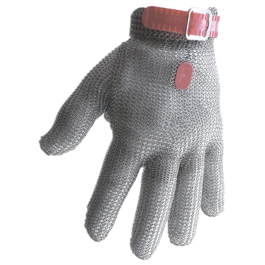 Stalowa rękawica ochronna rozm. 3 - M czerwona - Arcos