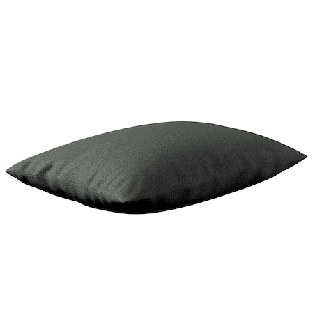 Poszewka Kinga na poduszkę prostokątną 60x40 ciemno szara bukla