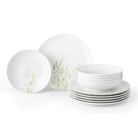 SELTMANN MEADOW GRASSES GREEN Serwis obiadowy dla 6 osób