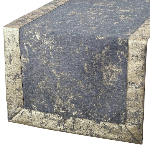 Bieżnik LX 6112-2502 - 40x200 cm - złoty