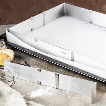 Regulowana forma do ciasta 34-52x27-18,5x5cm Tortownica Rant cukierniczy KINGHOFF