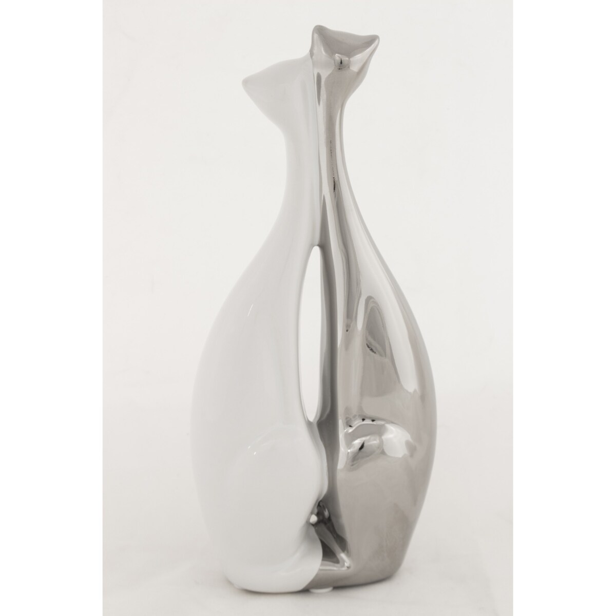 Dekoracja - figurka para kotów 20x9x5 cm  KISSAT