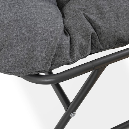 Zestaw Mebli Ogrodowych Wypoczynkowy Na Taras Ogród Działkę Szary MEGARA