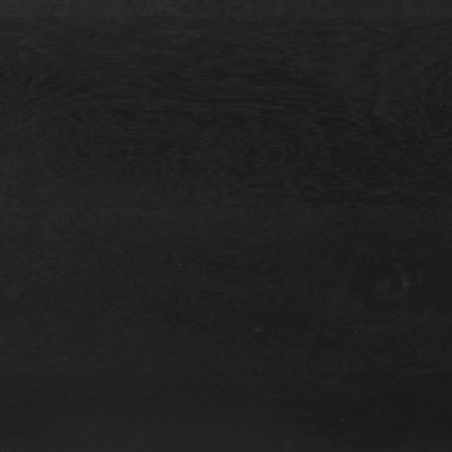 vidaXL Szafka, czarno-złota, 110x30x75 cm, lite drewno mango