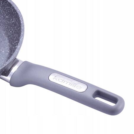 Patelnia głęboka wok granitowa 30cm indukcja KAMILLE