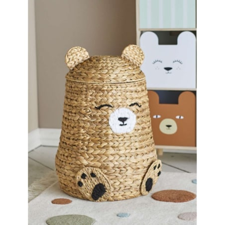 Kosz na zabawki NIEDZWIADEK z pokrywą 57x40 cm