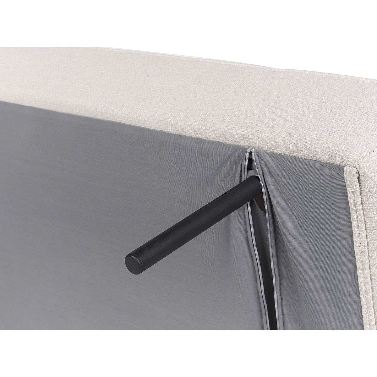 Sofa rozkładana KALFAFELL Beżowy dla 2 osób