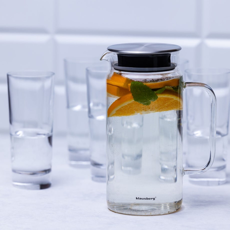 Dzbanek szklany do wody soków lemoniady 1.5L KLAUSBERG