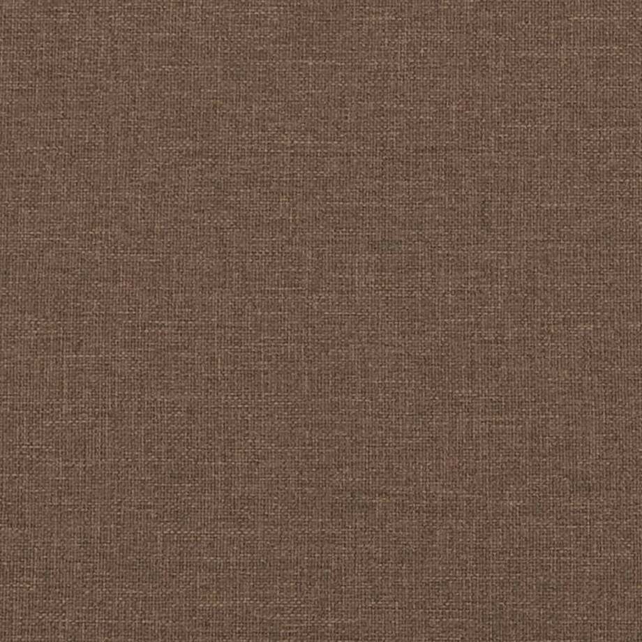 vidaXL Sofa 2-osobowa, brązowa, 120 cm, tapicerowana tkaniną