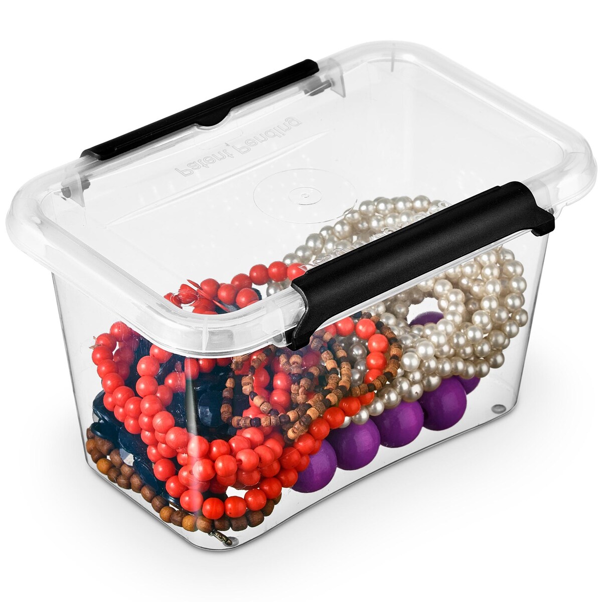 Pojemnik Plastikowy Pudełko Z Pokrywą Box Do Przechowywania Mały 0,65L