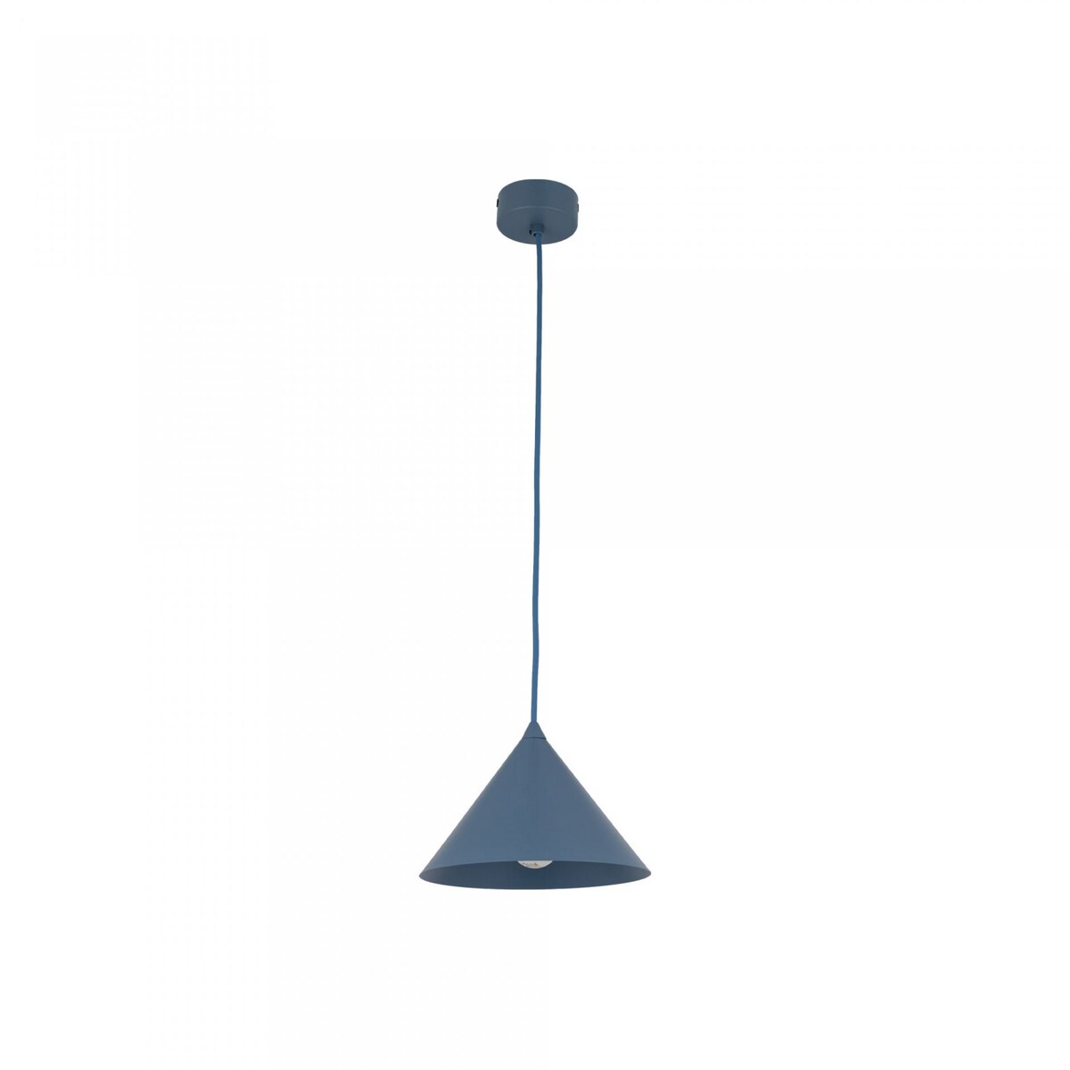 Lampa wisząca TK Lighting CONO S NAVY 11413 niebieska metalowa E27 loft nowoczesna regulowana wysokość