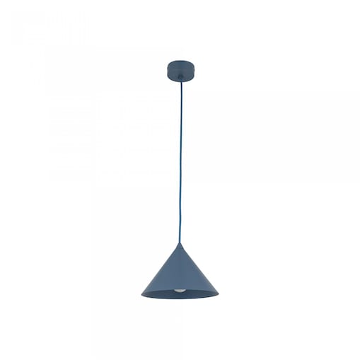 Lampa wisząca TK Lighting CONO S NAVY 11413 niebieska metalowa E27 loft nowoczesna regulowana wysokość