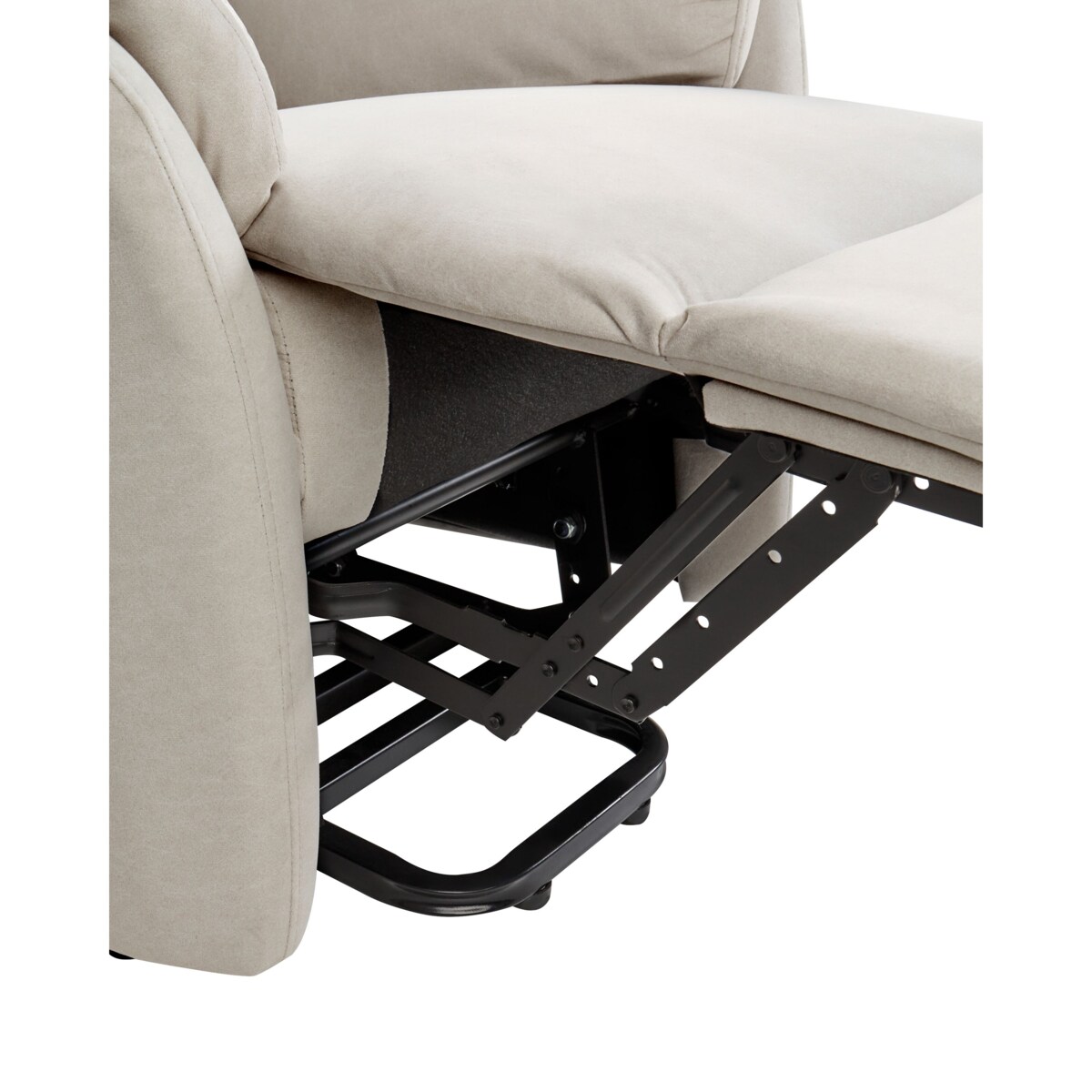 Fotel z elektryczną funkcją relaksu kremowy ELEGY