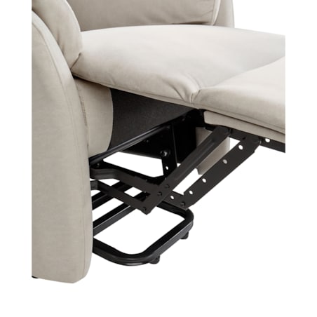 Fotel z elektryczną funkcją relaksu kremowy ELEGY