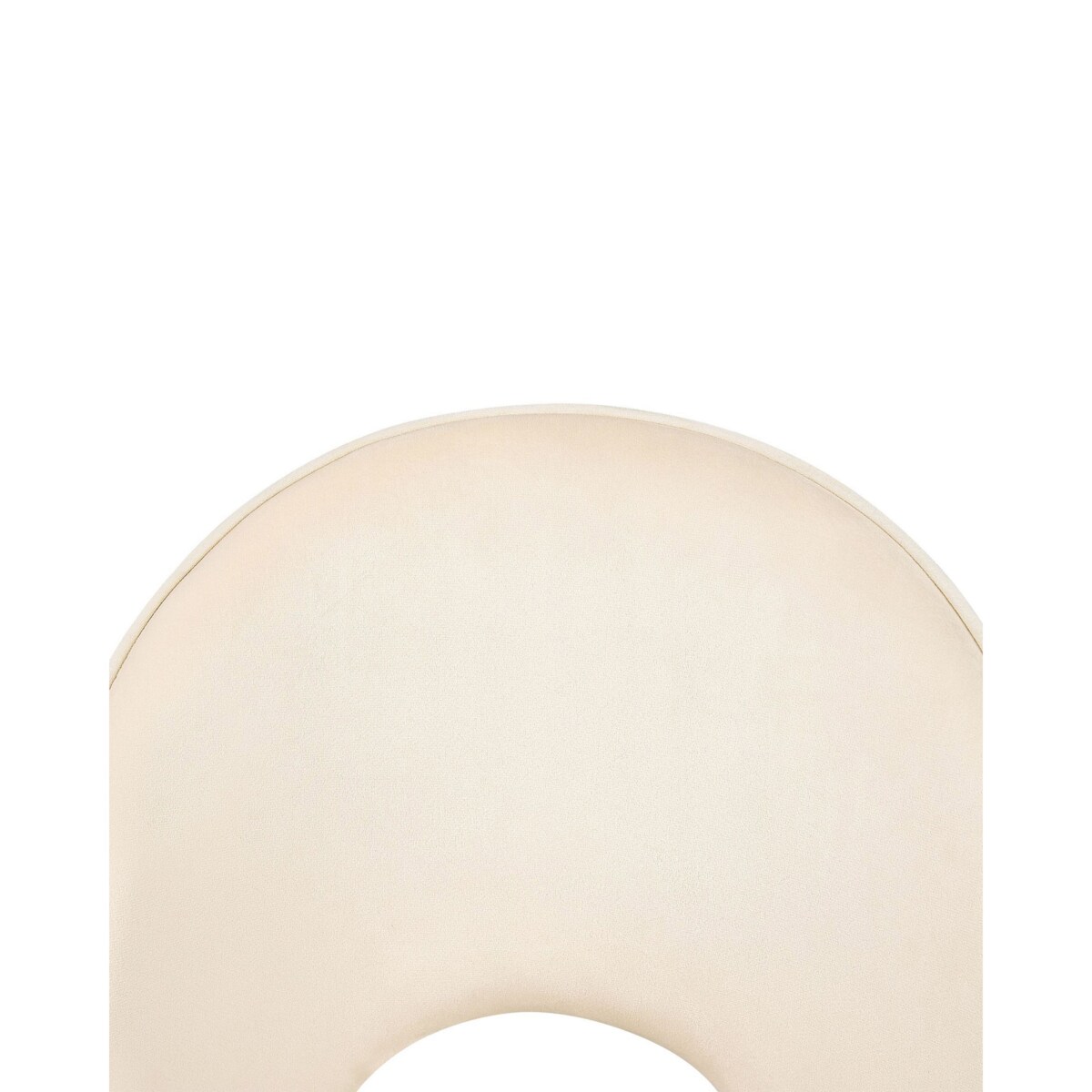 Zestaw 2 krzeseł do jadalni welurowy beżowy MAGALIA