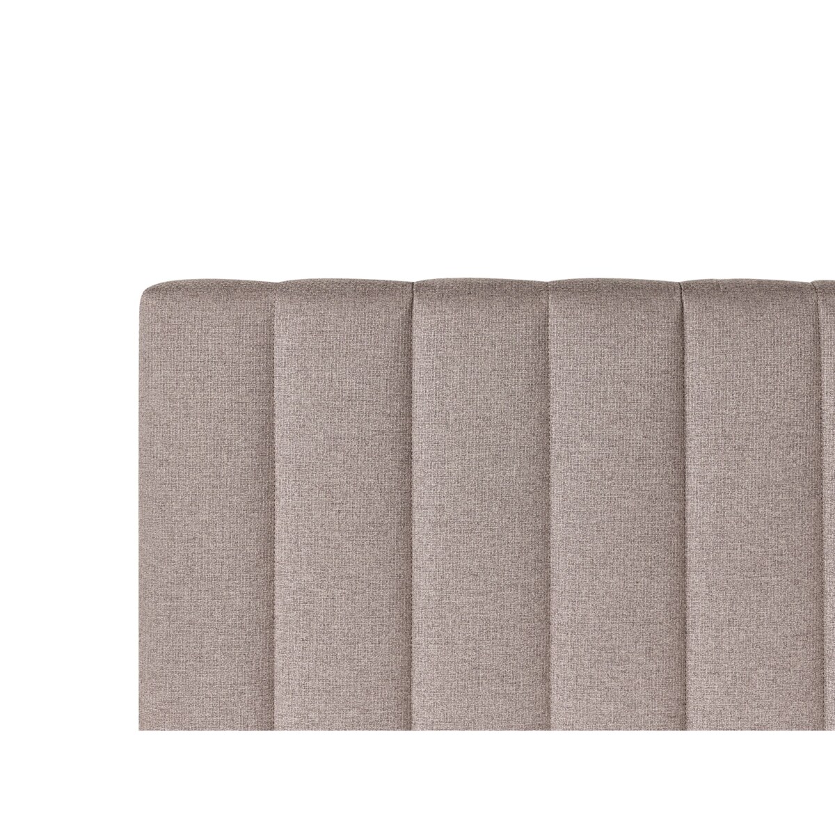 Łóżko kontynentalne z pojemnikiem OFFICER 180 x 200 cm Beżowoszary