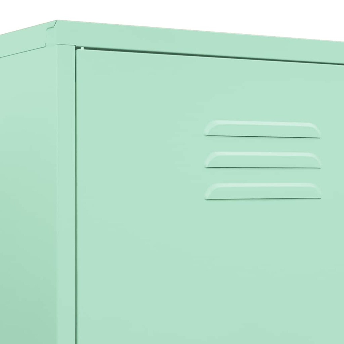 vidaXL Szafa, miętowa, 90x50x180 cm, stalowa
