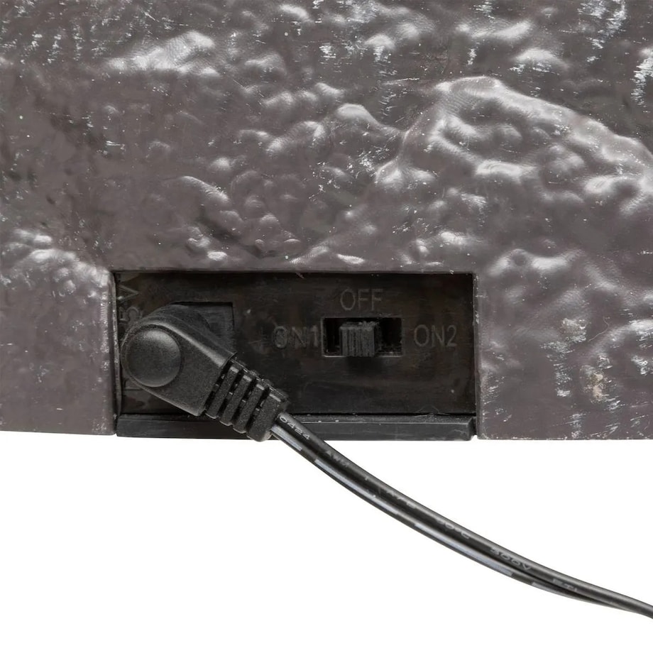 Duża ruchoma scenka - miasteczko z pociągiem 42,5 x 35,5 x 37,5 cm