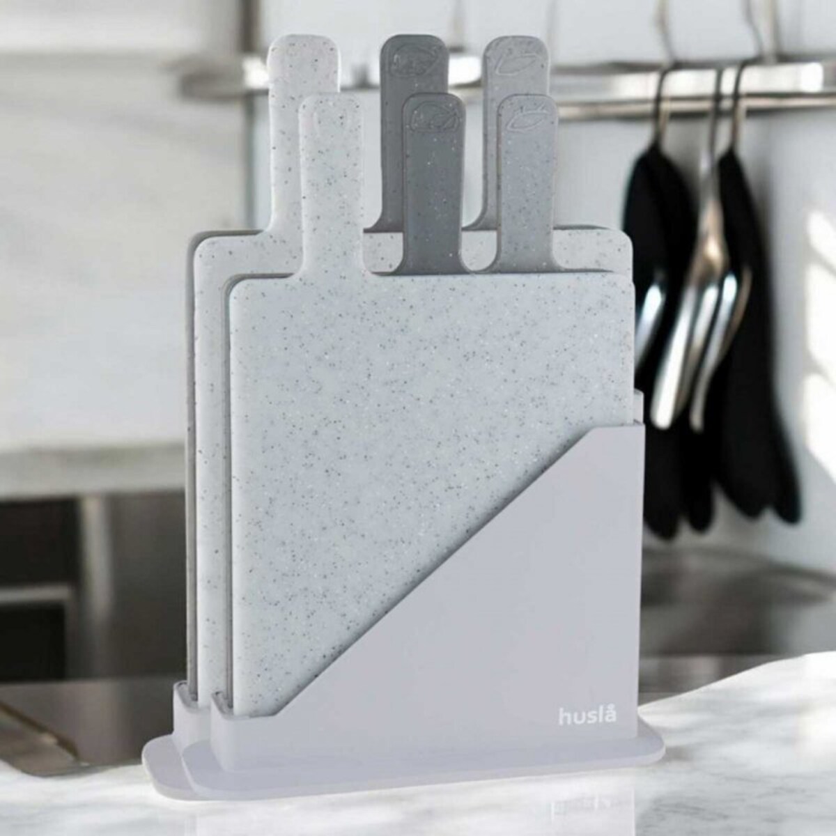 Zestaw 3 Desek Kuchennych W Stojaku Husla 73930