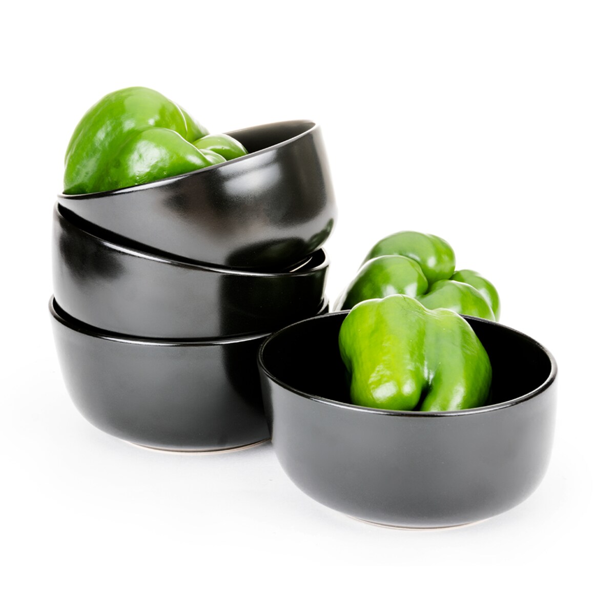 KONSIMO VICTO Zestaw misek dla 6 osób (6 elementów) czarny