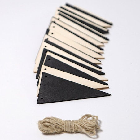 Girlanda dekoracyjna drewniana monochromatyczna Grimm's