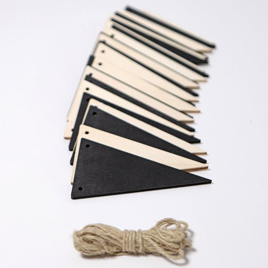 Girlanda dekoracyjna drewniana monochromatyczna Grimm's