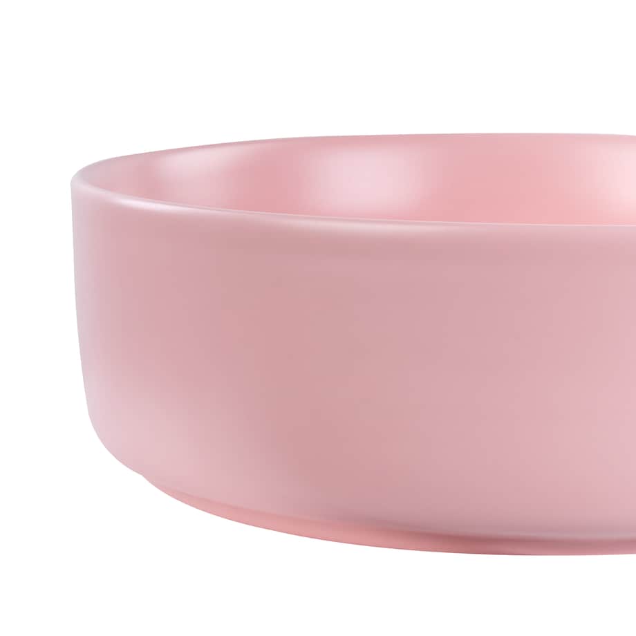 Umywalka nablatowa GUDAR Różowy ⌀ 37 cm Ceramika