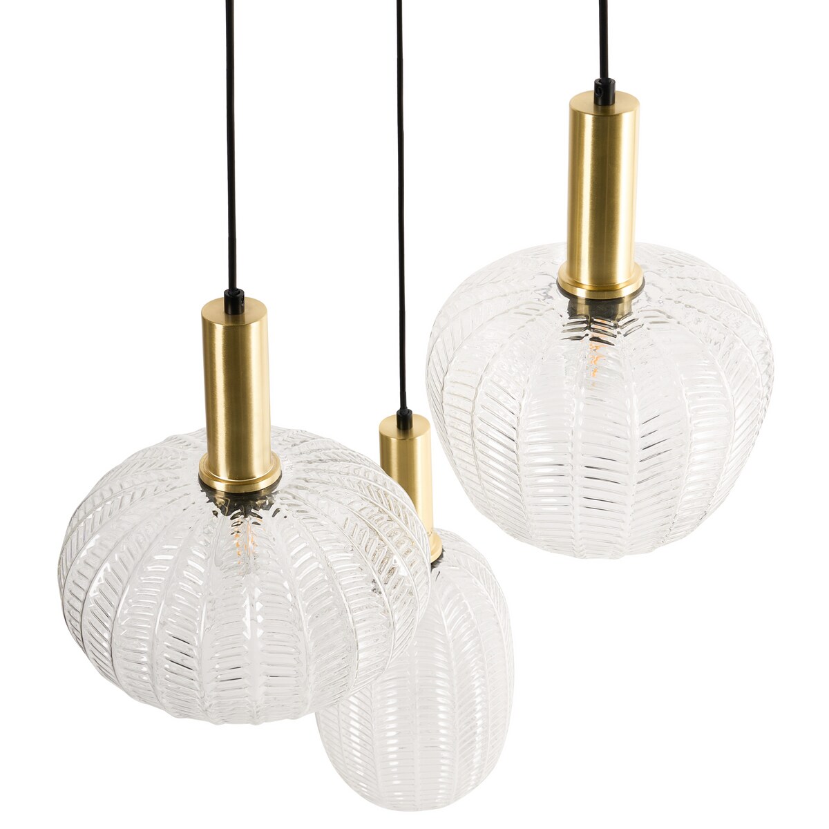 Lampa wisząca NJORO Szkło Przezroczysty