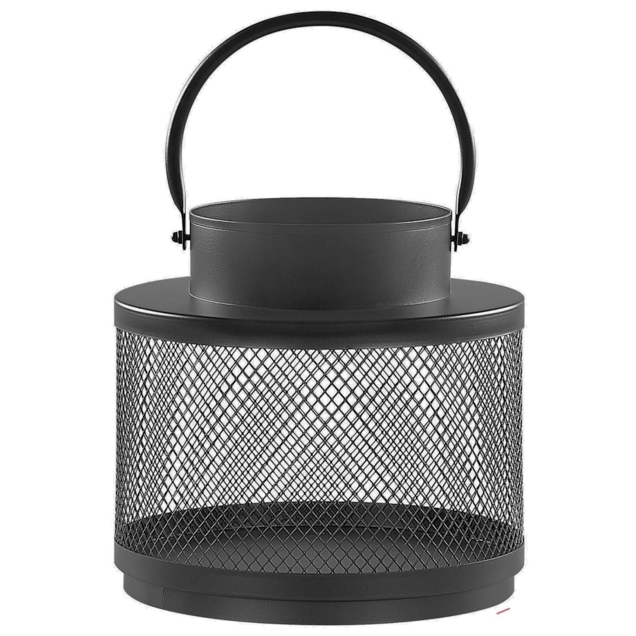 Lampion metalowy 19 cm czarny YAMDENA