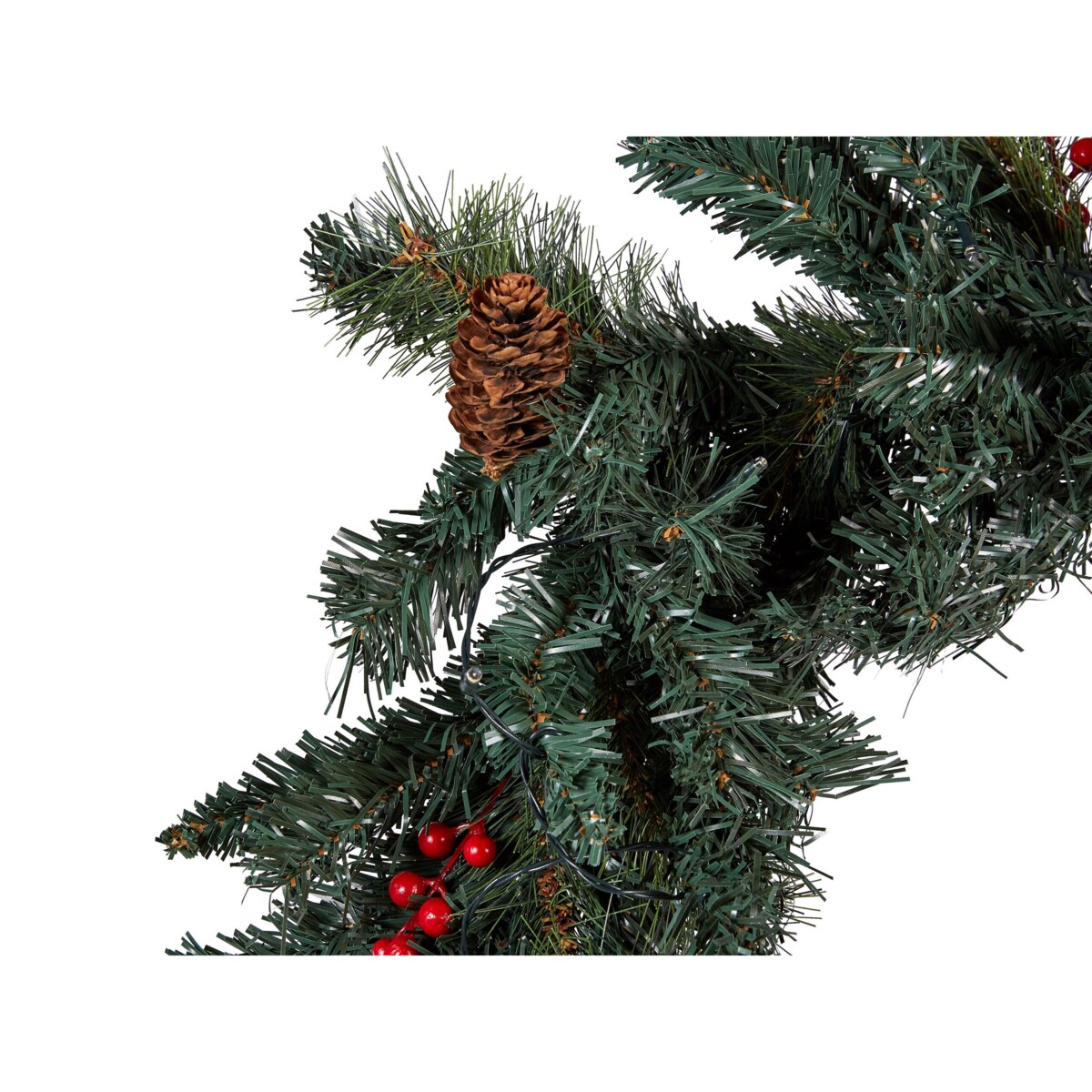 Świąteczna girlanda LED 180 cm zielona TENALA