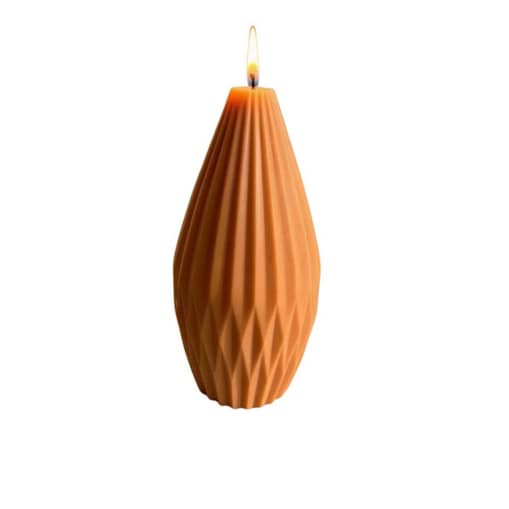 Świeca ekologiczna sojowa dekoracyjna "Terracotta" 137x65mm