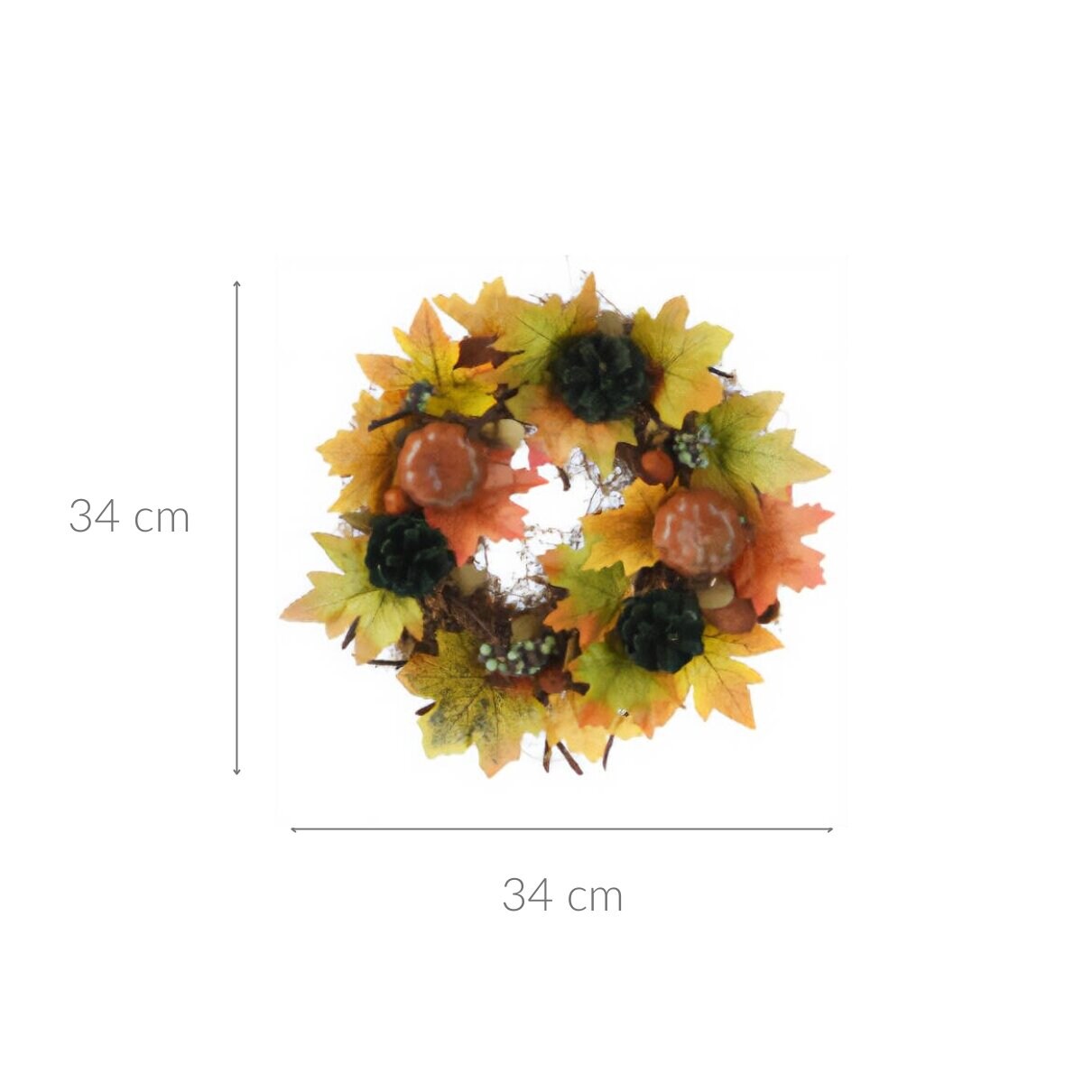 Stroik wieniec jesienny, Ø 34 cm