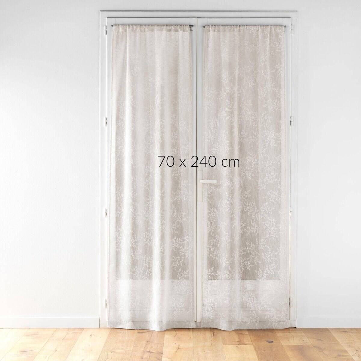 Komplet firan ze wzorem liści, KARLA, 70 x 240 cm