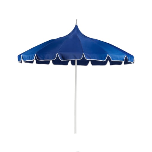 Parasol ogrodowy 245 cm niebieski MINOA