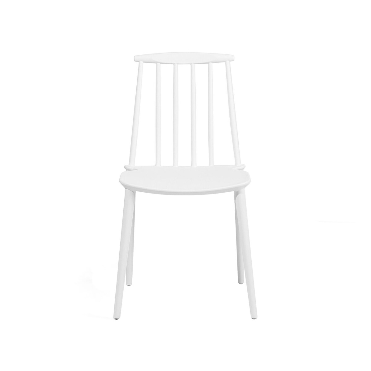 Zestaw 2 krzeseł do jadalni biały VENTNOR