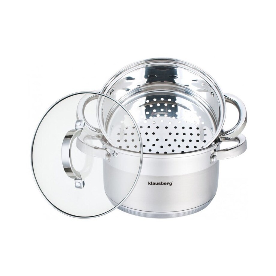 Klausberg garnki do gotowania na parze 18cm 3 elementy KB7135